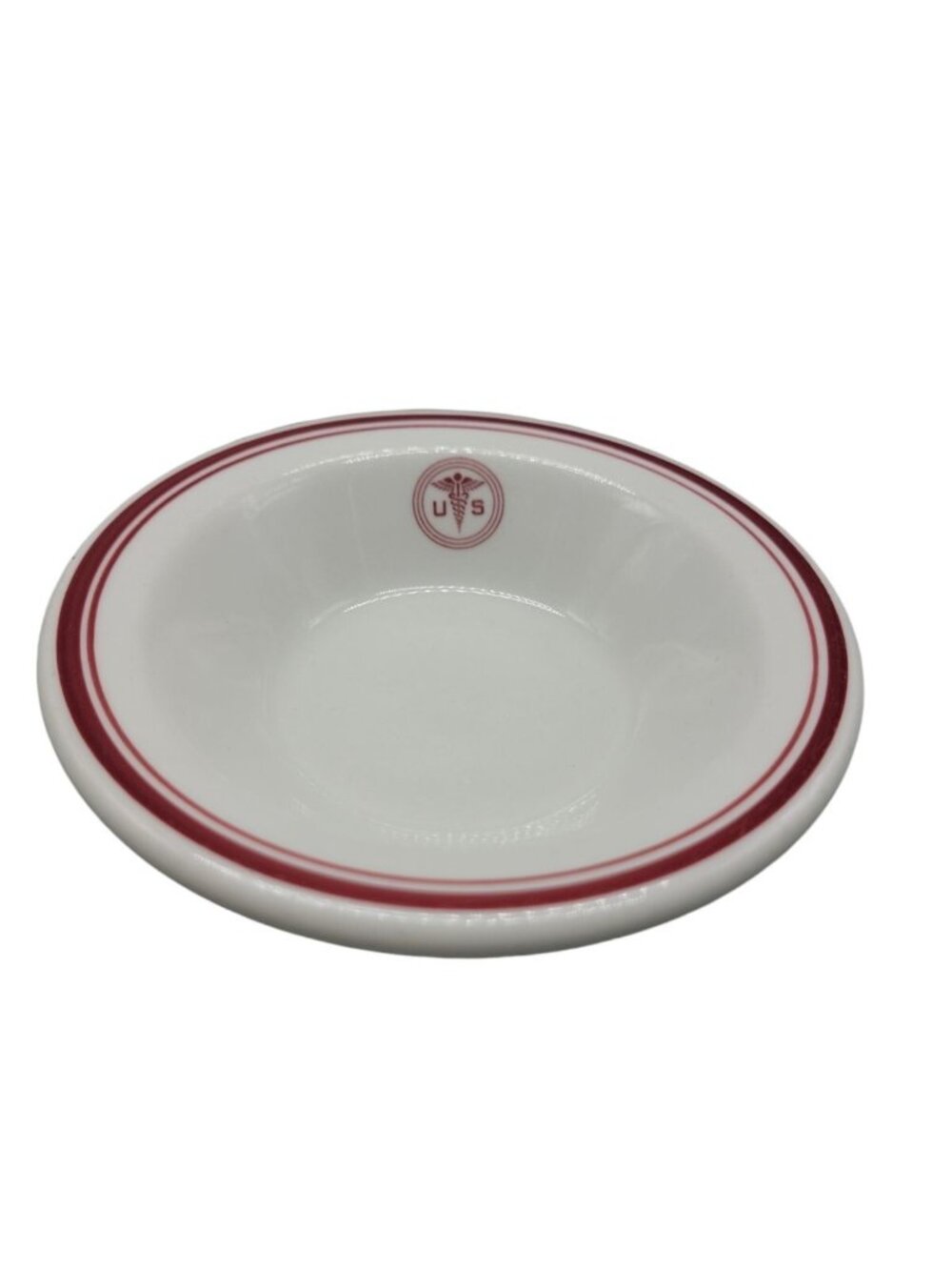 Shenango China WWII Fruit Bowl 5" US Army Medical Dept Plates 1940s 220
